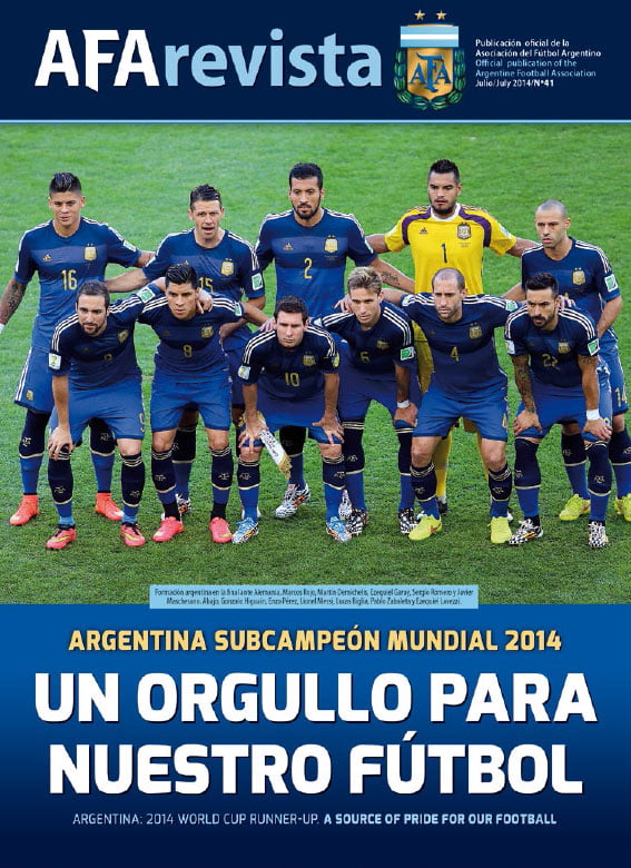 AFA - Argentina Subcampeón Brasil 2014