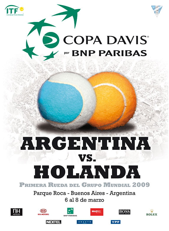 Copa Davis Argentina Holanda